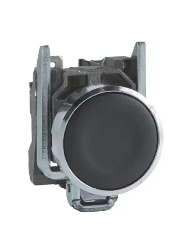 [SC_XB6AA25B] Bouton-poussoir à impulsion noir Ø16 - Schneider