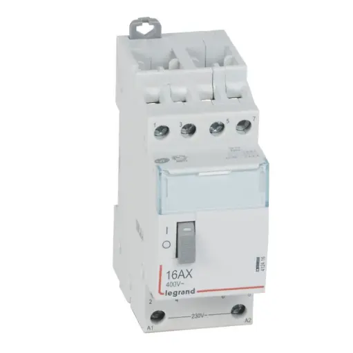 [LEG412416] Télérupteur CX³ 4P 16A 400V, commande 230V, 2 modules - Legrand