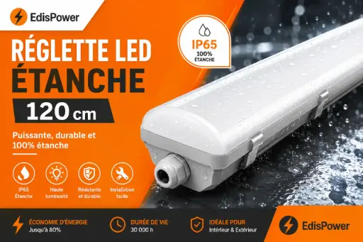 [PH 911401802384] Réglette étanche SmartBright 120 cm 36W CCT - Philips