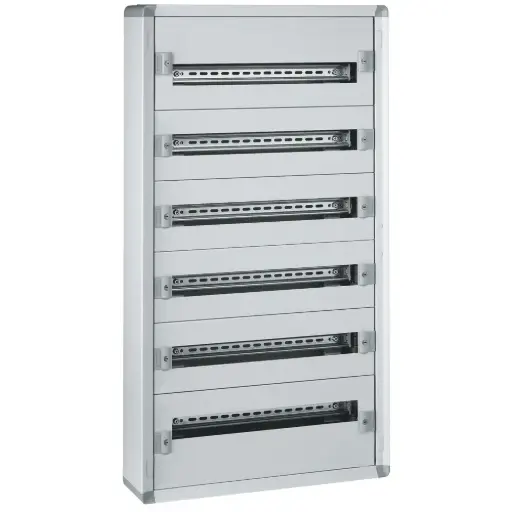 [LEG020006] Coffret XL³ 160 métallique, 6 rangées - Legrand