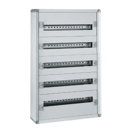 [LEG020005] Coffret XL³ 160 métallique, 5 rangées - Legrand