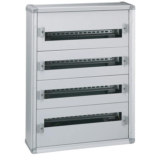 [LEG020004] Coffret XL³ 160 complet métal, 4 rangées (96 modules) - Legrand