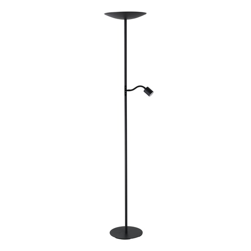 [901977] Lampadaire LED avec lampe de lecture noir Conivarino - Eglo