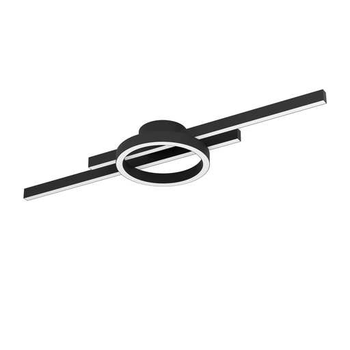 [900953] Plafonnier LED CCT/RGB L-775 noir Amandolo - Eglo