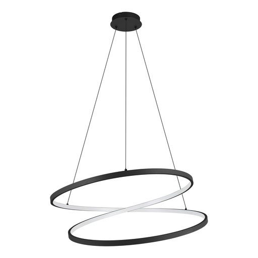 [901138] Suspension LED Ø700 noir Ruotale - Eglo