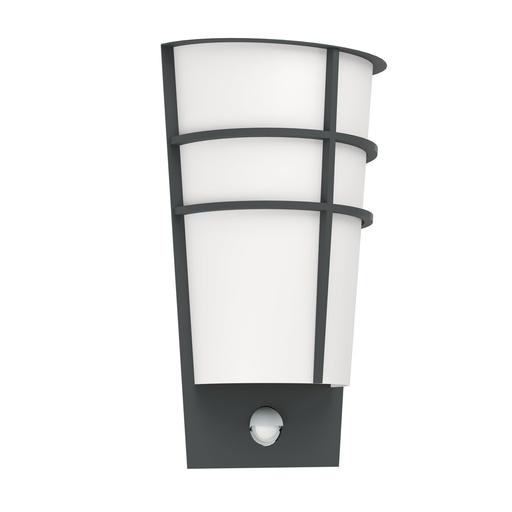 [96018] Applique extérieure LED 2 lampes avec détecteur anthracite Breganzo - Eglo