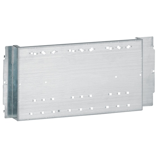 [LEG020622] Platine pour 1 à 3 DPX³630 fixe avec différentiel en position verticale dans XL³4000 et XL³800, 24 modules - Legrand