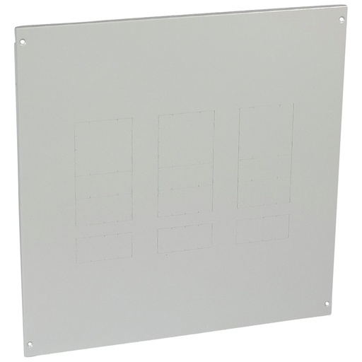 [LEG020922] Plastron métal à vis pour 1 à 3 DPX³630 avec bloc différentiel en position verticale dans XL³4000 et XL³800, 24 modules - Legrand