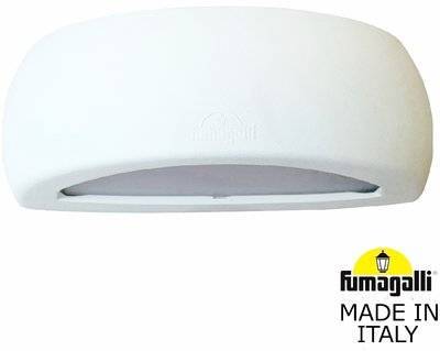 [FU 1A1 000 WYF1R] Applique extérieure Francy blanc, diffuseur opale, LED E27 filament 6W 2700K - Fumagalli