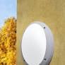 [FU 1D3 000 LYE27] Outdoor wall light Danzi grey, opal diffuser, E27 - Fumagalli