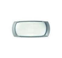 [FU 2A1 000 LYE27] Applique extérieure Francy OP gris, diffuseur opale, E27 - Fumagalli