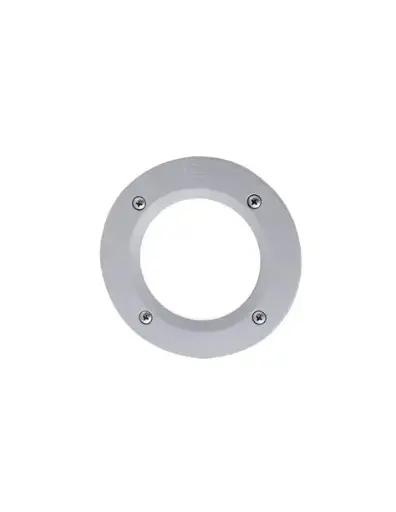 [FU 2C1 000 LYG1K] Applique extérieure Leti 100 ronde gris, diffuseur opale, LED GX53 3W - Fumagalli