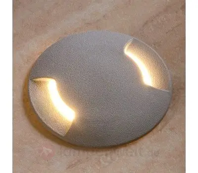 [FU 2F2 000 LXG1L] Plafonnier extérieur Ceci 120 2L gris, diffuseur satiné, LED GX53 3W 4000K - Fumagalli