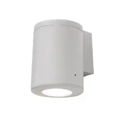 [FU 3A7 002 LXU1K] Outdoor wall light Franca 90 1L grey, satin diffuser, LED GU10 3.5W CCT (kit) - Fumagalli