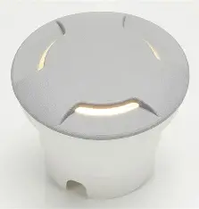 [FU 3F3 000 LXC1K] Plafonnier extérieur Ceci 160 3L gris, diffuseur satiné, LED GX53 7W CCT (kit) - Fumagalli