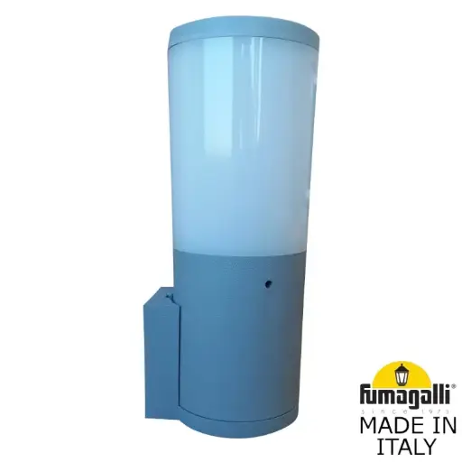 [FU DR2 570 LYF1R] Applique extérieure Amelia gris, diffuseur opale, LED E27 filament 6W 2700K - Fumagalli