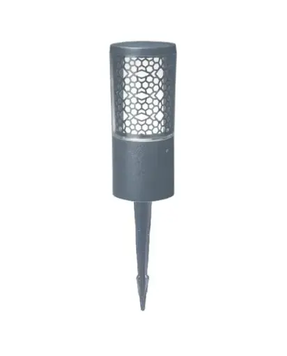 [FU DR3 572 LX1LK] Spot à piquet Carlo Déco gris, diffuseur transparent, LED GU10 6W CCT (kit) - Fumagalli
