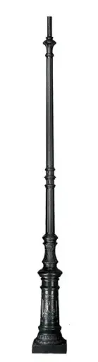 [FU 000.234.000.A0] Lampadaire extérieur Karmel 3500 noir - Fumagalli