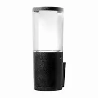 [FU DR1.570.AXL1K] Outdoor wall light Carlo black, clear diffuser, LED GU10 6W CCT (kit) - Fumagalli