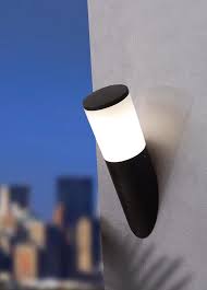 [FU DR2.571.AYV1K] Luminaire extérieur Amelia FS noir, diffuseur opale, LED E27 A60 8,5W CCT (kit) - Fumagalli