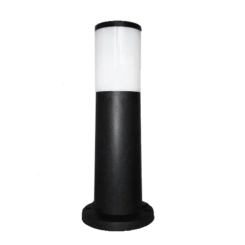 [FU DR2.574.AYV1K] Luminaire extérieur Amelia 400 noir, diffuseur opale, LED E27 A60 8,5W CCT (kit) - Fumagalli
