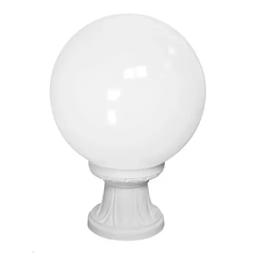[FU G25.110.WYV1K] Applique extérieure Mikrolot/Globe 250 blanc, diffuseur opale, LED E27 A60 8,5W CCT - Fumagalli