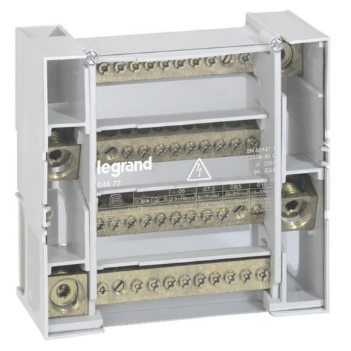 [LEG004877] Répartiteur modulaire tétrapolaire 250A monobloc - Legrand