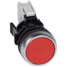 [LEG023701] Tête de bouton-poussoir Osmoz affleurant rouge, contact NF - Legrand