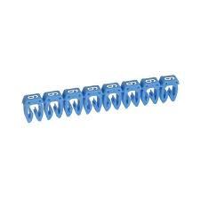 [LEG038226] Repères CAB 3 chiffre 6 bleu, 1,5/2,5 mm² - Legrand