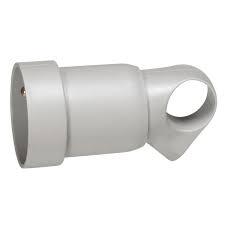 [LEG050425] Prolongateur 2P+T format français, anneau, gris - Legrand