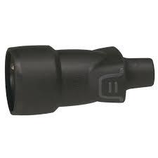 [LEG050446] Prolongateur 2P+T format français, caoutchouc, noir - Legrand