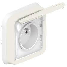 [LEG069870L] Prise encastrée 2P+T blanc, Plexo - Legrand