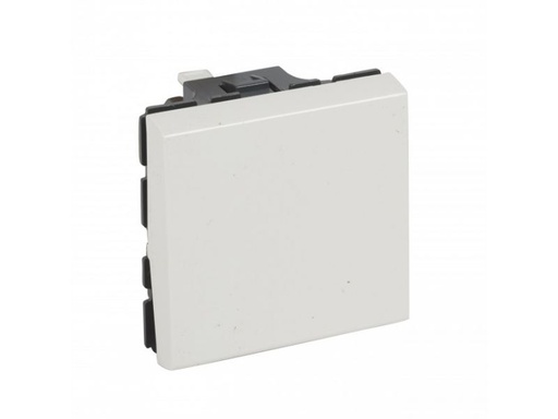 [LEG077010L] Switch 10AX 2 modules white, Mosaic - Legrand
