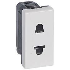 [LEG077501] Prise 2P Euro/US, Mosaic - Legrand