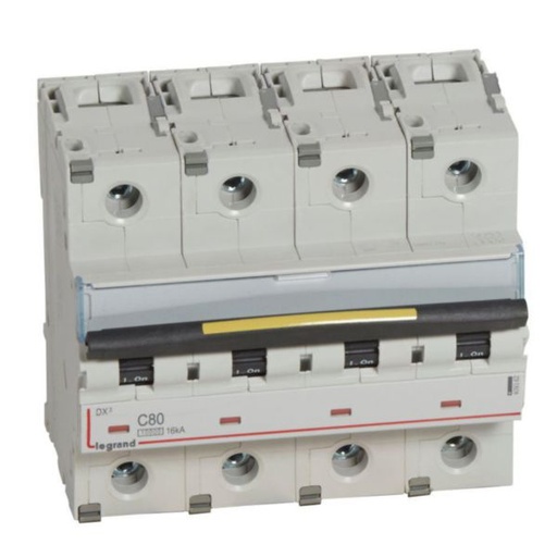 [LEG409362] Disjoncteur DX³ 4P 80A courbe C 10/16 kA - Legrand