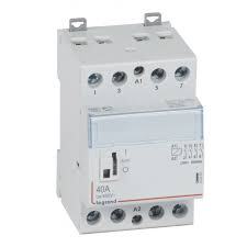 [LEG412553] Contacteur modulaire CX³ 4NO 40A, bobine 230V, avec manette - Legrand