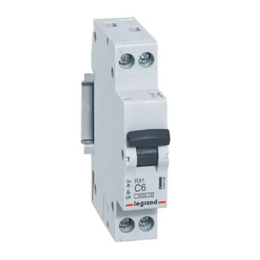 [LEG419496] Disjoncteur RX³ 1P+N 6A courbe C 3 kA, 1 module - Legrand