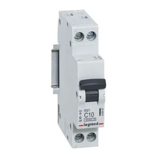 [LEG419497] Disjoncteur RX³ 1P+N 10A courbe C 3 kA, 1 module - Legrand