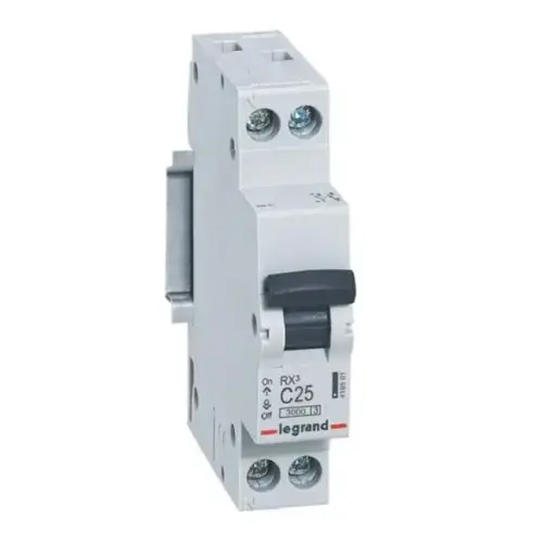 [LEG419501] Disjoncteur RX³ 1P+N 25A courbe C 3 kA, 1 module - Legrand