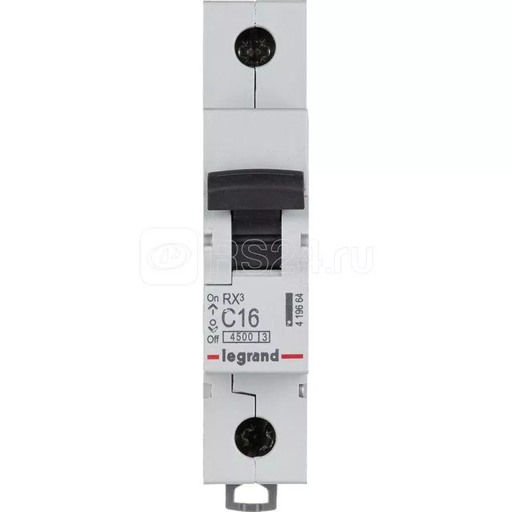 [LEG419664] Disjoncteur RX³ 1P 16A courbe C 4,5 kA - Legrand