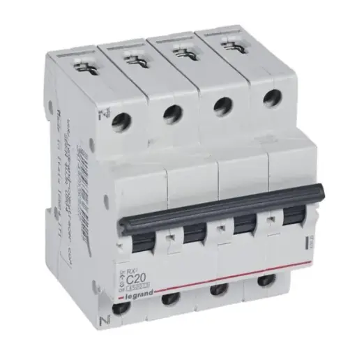 [LEG419720] Disjoncteur RX³ 3P+N 20A courbe C 4,5 kA - Legrand
