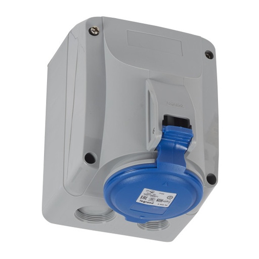 [LEG555254] Socle saillie 32A 2P+T 230V IP44 - Legrand