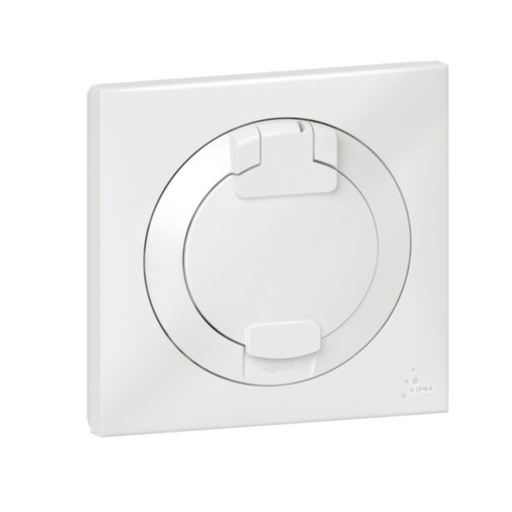 [LEG600344] Prise 2P+T IP44 blanc, gamme Dooxie - Legrand