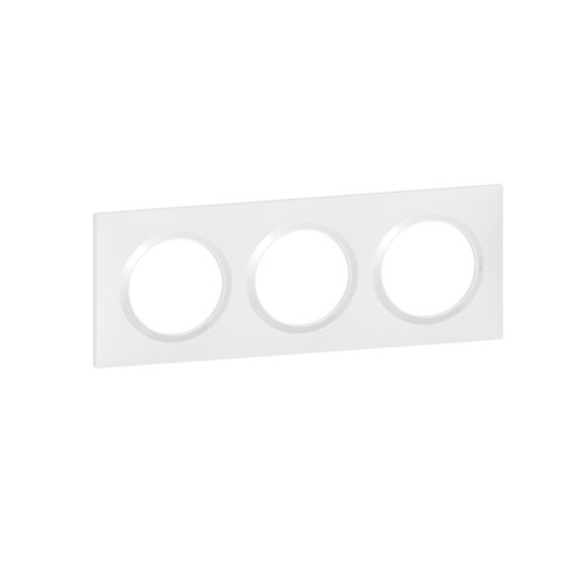 [LEG600803] Plaque 3 postes, blanc - Legrand
