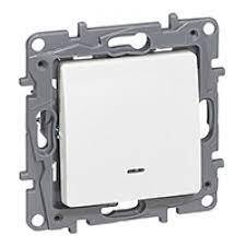 [LEG764522] Push button 6A NO+NC with indicator, white, Niloé range - Legrand