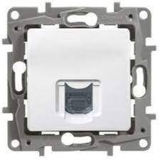 [LEG764573] Prise RJ45 Cat6 UTP blanc, gamme Niloé - Legrand