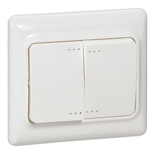 [LEG782103] Double allumage 10A lumineux - Legrand