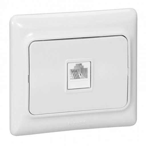 [LEG782124] Prise RJ45 Cat5e UTP blanc - Legrand
