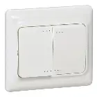 [LEG782129] Double va-et-vient 10A blanc, gamme Kaptika - Legrand