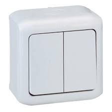 [LEG782362] Double allumage 10AX blanc IP44 - Legrand